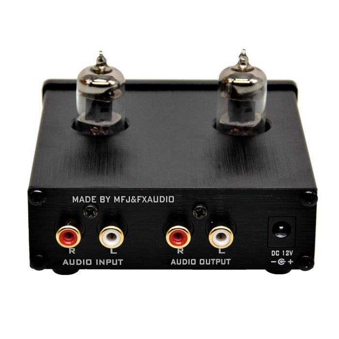 Feixiang Tube-01 Mini 6J1 Valve & Vacuum Tube Pre-Amplifier Stereo HiFi Buffer Preamp (Silver)