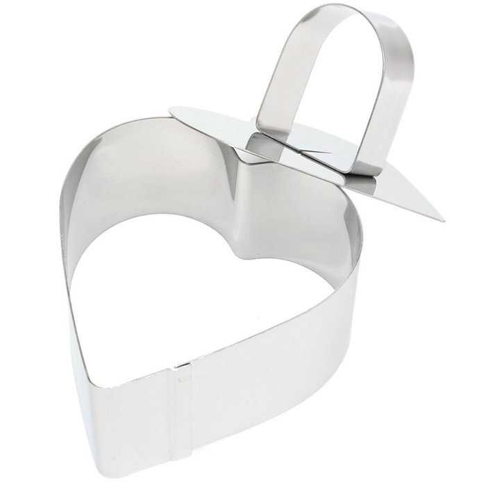 Mini Stainless Steel Mousse Cake Ring Mold Slicer Cookie Cutter DIY Baking Tools with Push Piece Square N8