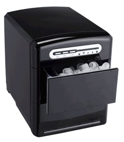 Sunpentown Portable Ice Maker, Black N3