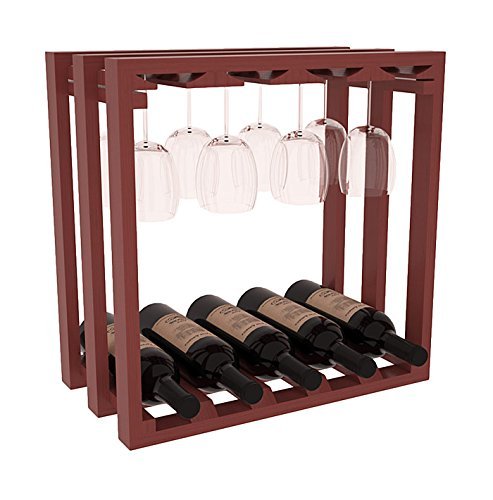 Wine Racks America Ponderosa Pine Lattice Stacking Stemware Cube. 13 Stains to Choose From! N9
