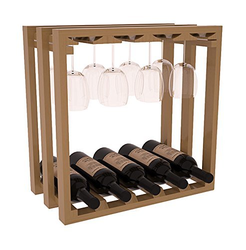 Wine Racks America Ponderosa Pine Lattice Stacking Stemware Cube. 13 Stains to Choose From! N10