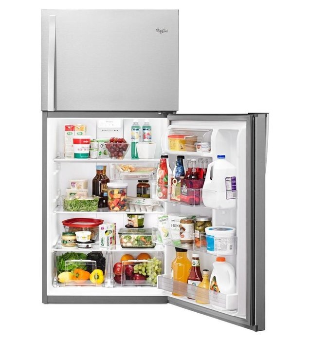 Whirlpool WRT519SZDT 19.2 Cu. Ft. Bisque Top Freezer Refrigerator N8