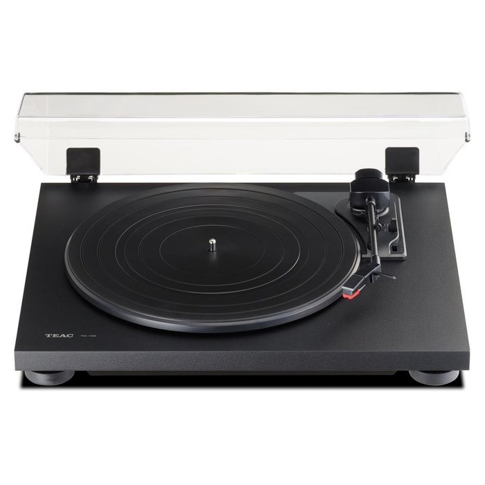 TEAC TN-100 Turntable and Audioengine A2+ Powered Speaker Package (Black/White) N2
