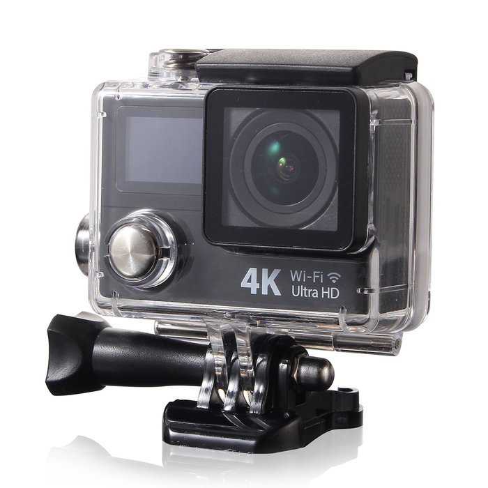 ECVILLA Ultrathin 4K Wifi Waterproof Sports Action Camera16MP HD 4K 2.0 Inch LCD 173 Wde Angle Lens， Floating... N4