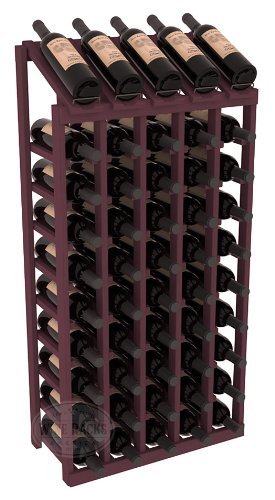 Wine Racks America Ponderosa Pine 5 Column 10 Row Display Top Kit. 13 Stains to Choose From! N3