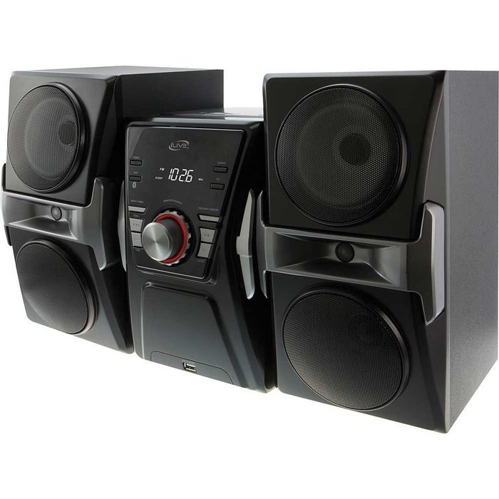iLive Hi-Fi Mega Bass Bluetooth Stereo Music Sound System With Single Disc Cd Player, FM-Radio, Sleep timer, Remote...