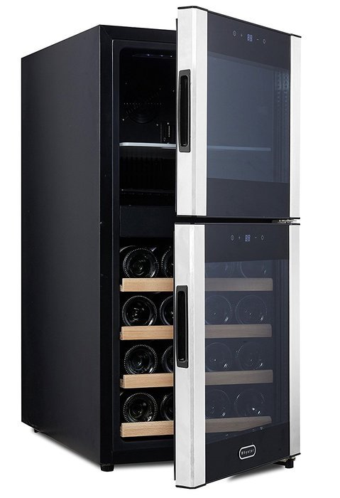 Whynter BCR-291SB Freestanding Fromagerator Wine and Cheese Center, Black N4