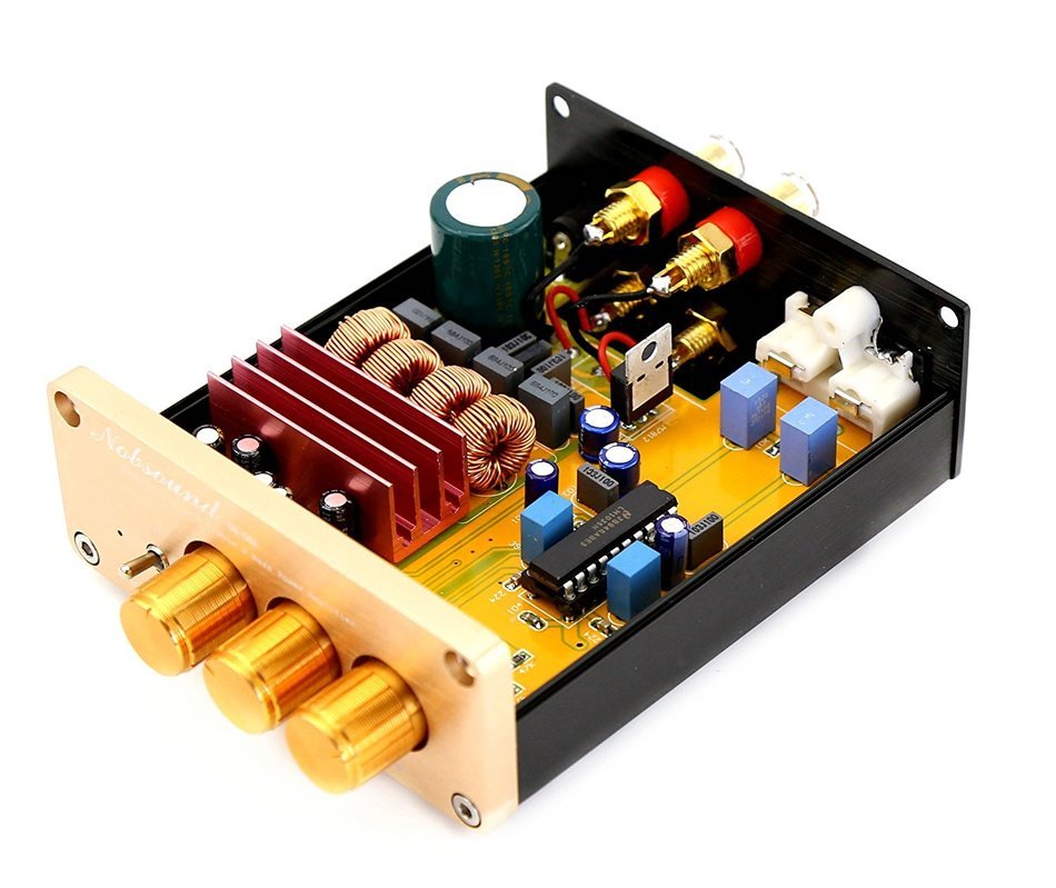Nobsound&reg; Tpa3116 Hifi 2.0 Channel Stereo Digital Amplifier Treble&bass Mini Amp N5