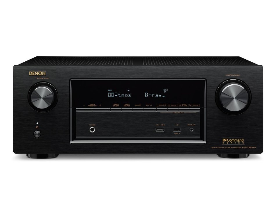 Denon AVR-X3200W 7.2-Channel Full 4K Ultra HD AV Receiver with Bluetooth and Wi-Fi N5