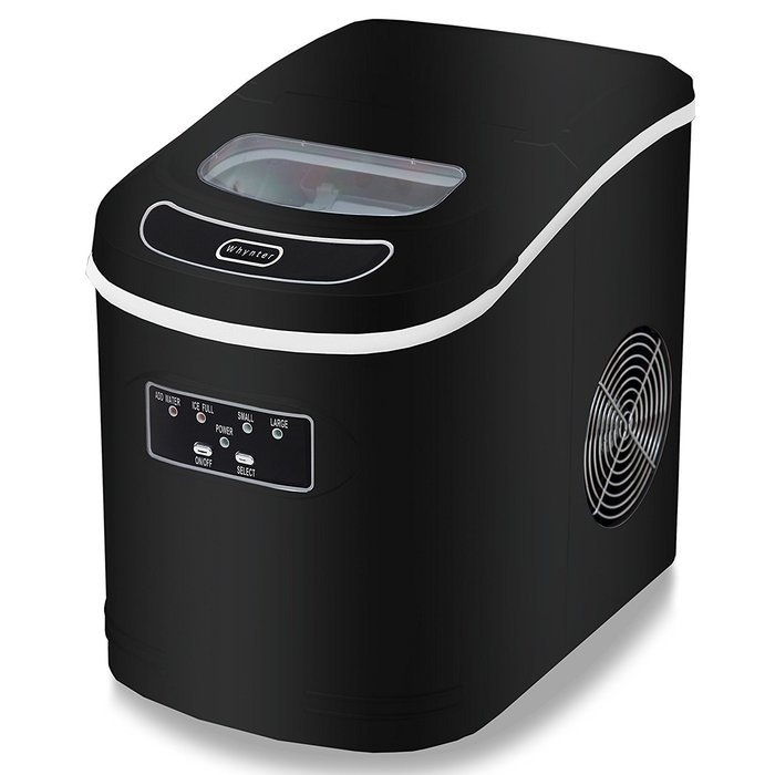 Whynter IMC-270MB Compact Portable Ice Maker, 27 lb. Capacity, Metallic Black N2