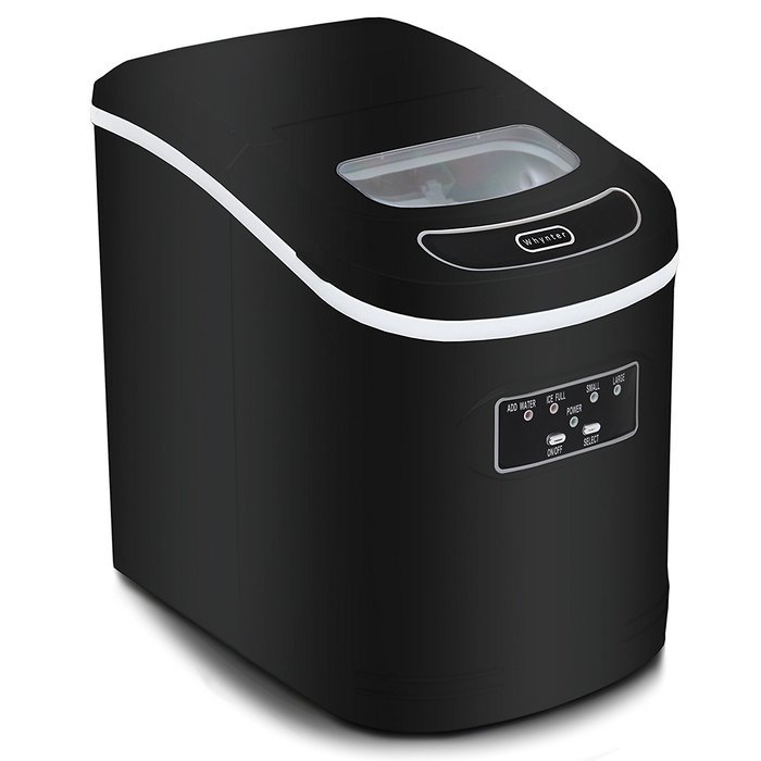 Whynter IMC-270MB Compact Portable Ice Maker, 27 lb. Capacity, Metallic Black N3