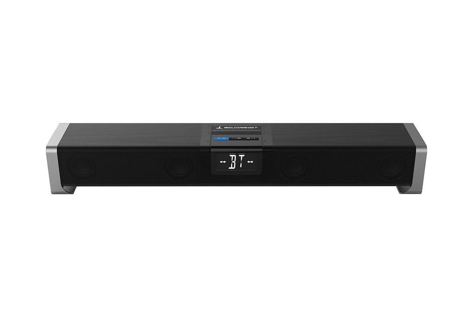2.2 Channel Bluetooth Sound Bar with Integrated Deep Bass and Infrared Remote Control Speaker WELCOMEGET G-809 N6