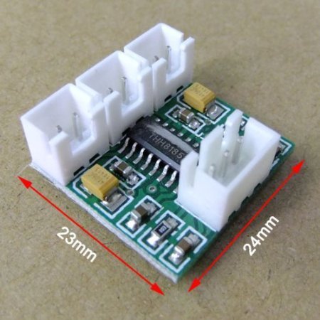 RioRand Digital Mini Ampli Dual-Channel Two CH Amp 3W+3W Stereo 5V USB Power Audio Amplifier N4
