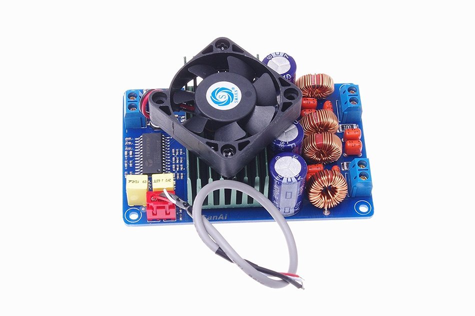 SMAKN&reg; DC30V-50V TC2001/STA516 2X210W Dual Channel Class T HIFI Stereo Audio Amplifier Board N6