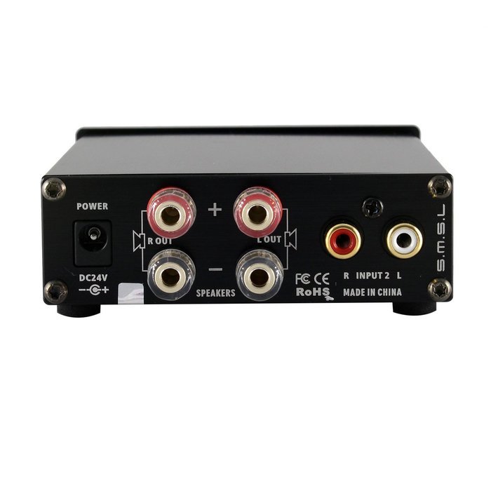 SMSL SA-60 60*2 TPA3116 Class D Big Power HIFI Digital Desktop Amplifier Color Black with Power Supply with Tera... N5