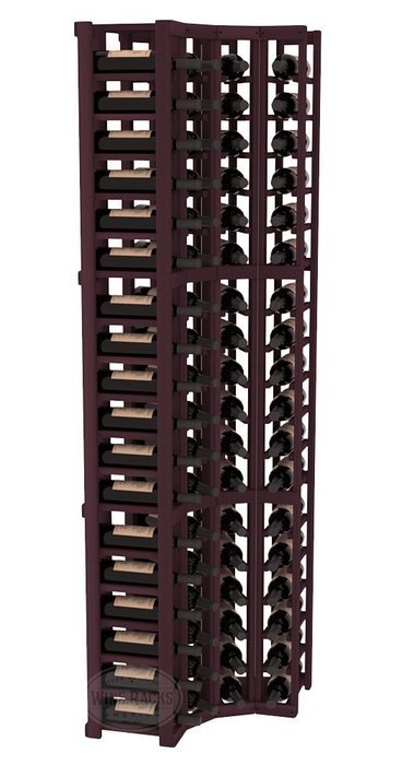 Wine Racks America Redwood 4 Column Wine Cellar Corner Kit. 13 Stains to Choose From! N3