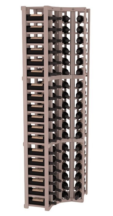 Wine Racks America Redwood 4 Column Wine Cellar Corner Kit. 13 Stains to Choose From! N4