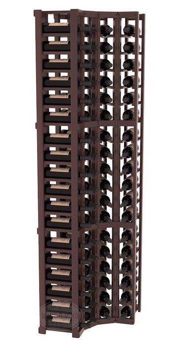 Wine Racks America Redwood 4 Column Wine Cellar Corner Kit. 13 Stains to Choose From! N7