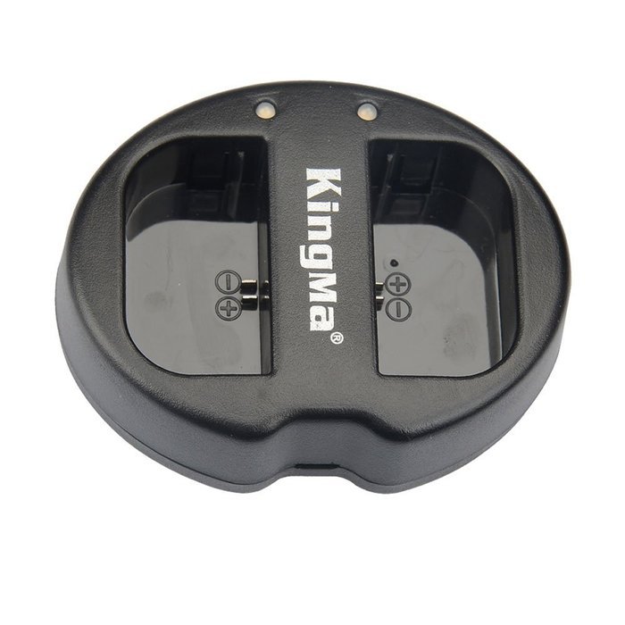 Andoer KingMa Dual 2-Channel ENEL14 Battery Charger for Nikon D3100 D3200 D5100 P7100 P7000 N17