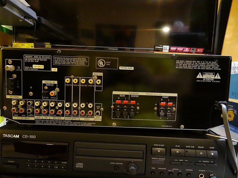 Sony STR-DE445 - AV receiver - 5.1 channel - black N4