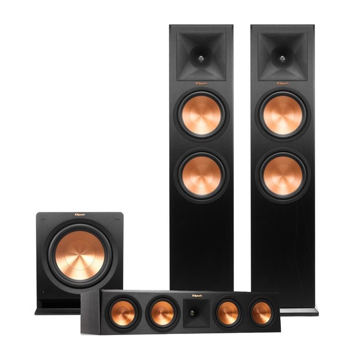 Klipsch Reference Premiere 3.1 Dolby Atmos Enabled Home Theater Speaker Package with 12" Subwoofer (Black)