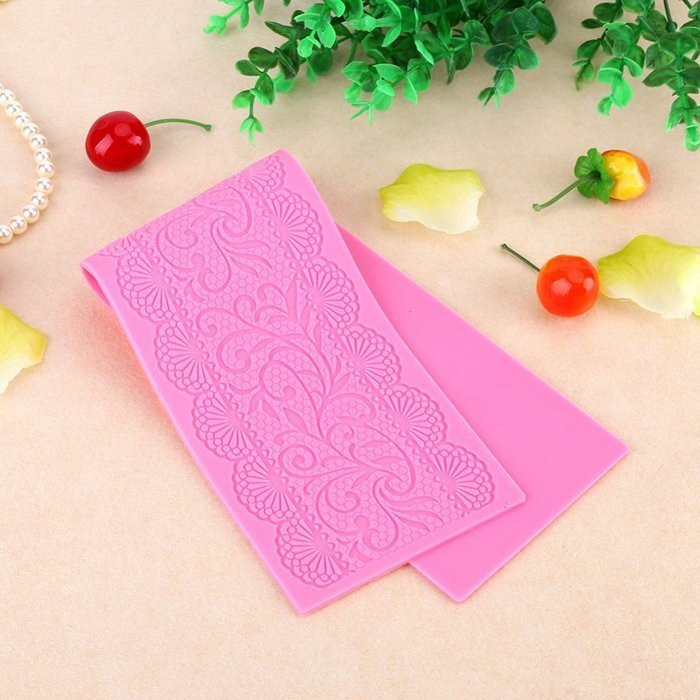 GogoForward Flower Silicone Lace Impression Mold Cake Decor Sugar Cakes DIY N4