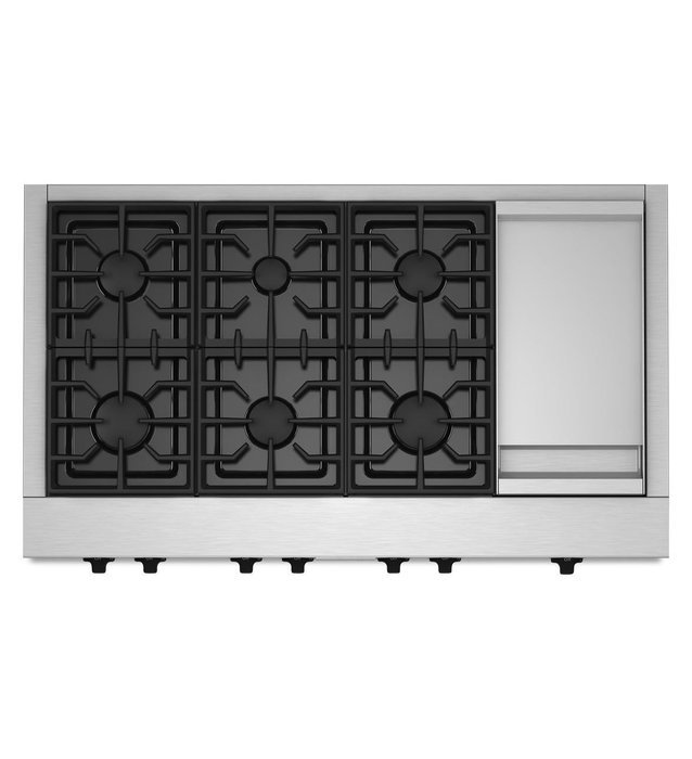 Kitchenaid KGCU483VSS Commercial-Style Gas Cooktop