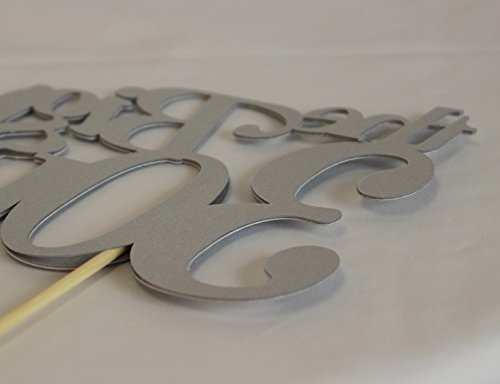 All About Details Silver The Big 3OH! Cake Topper N3