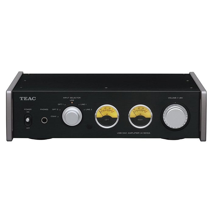 Teac AI-501DA-B Receiver with Integrated Amplifier and DAC's (Black)