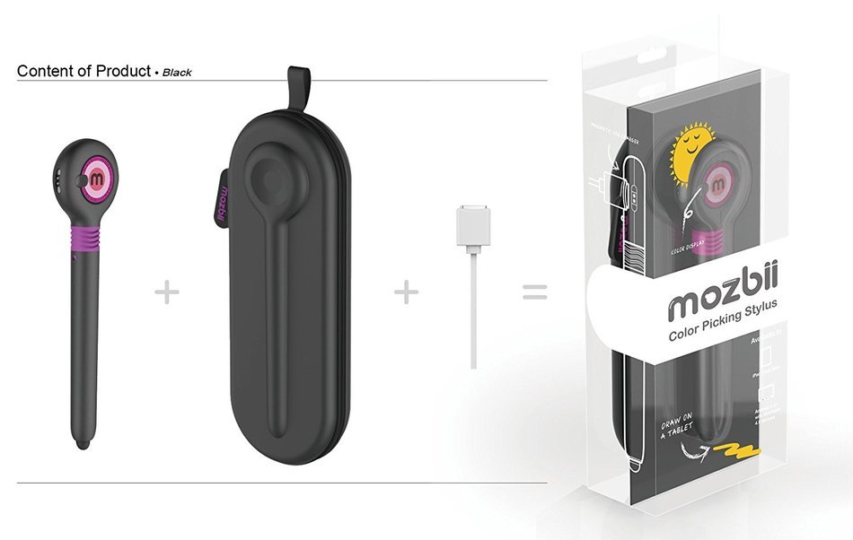 mozbii Color Picking Stylus Black N14