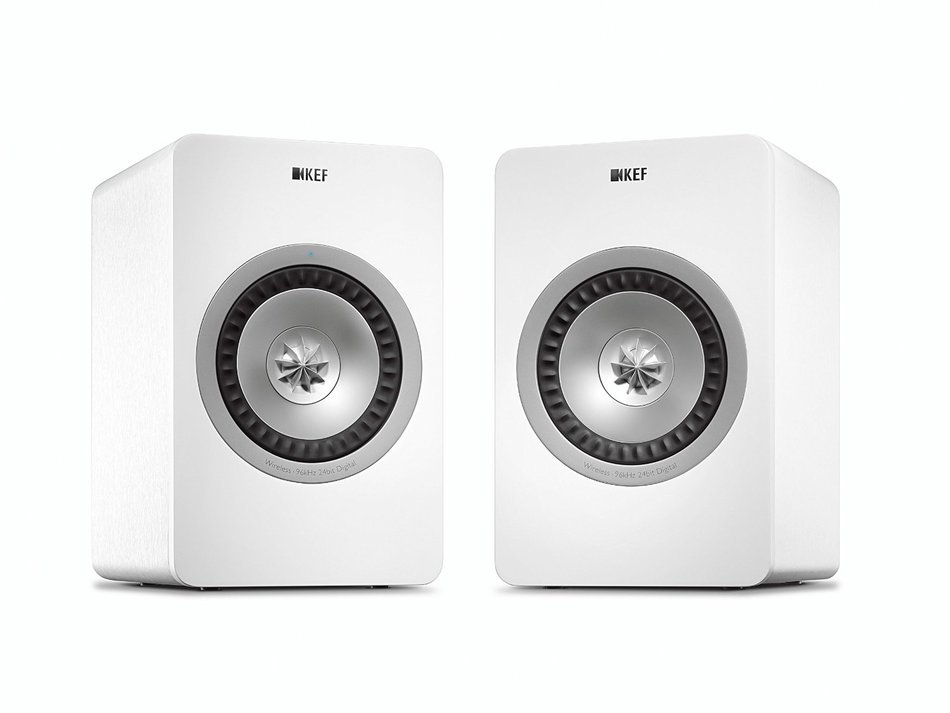 KEF X300A Wireless Digital Hi-Fi Speaker System - Gunmetal Grey (Pair) N3