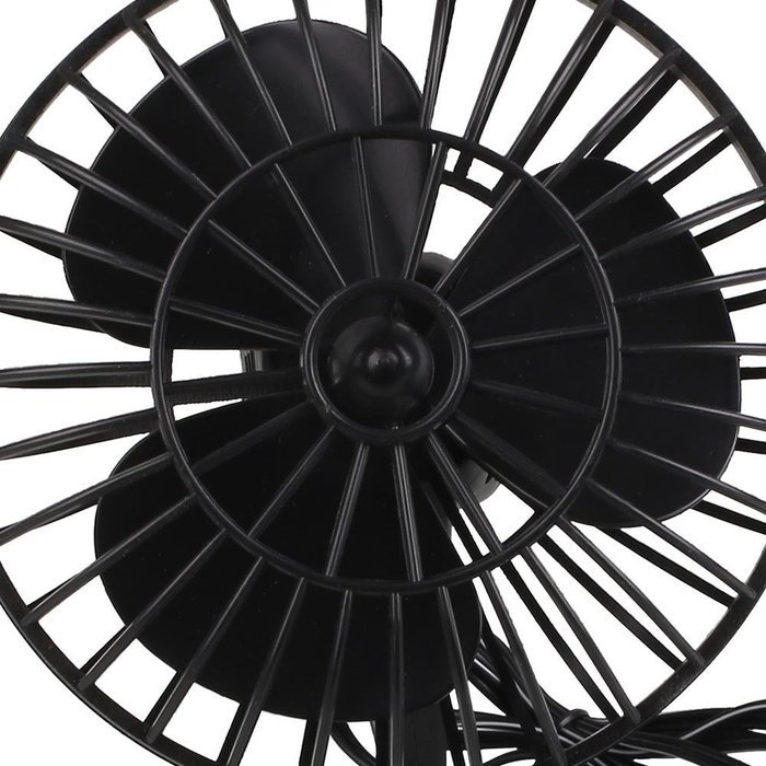 homeey 12V Portable Mini Auto Car Truck Vehicle Cooling Cool Adsorption Fan Black N3