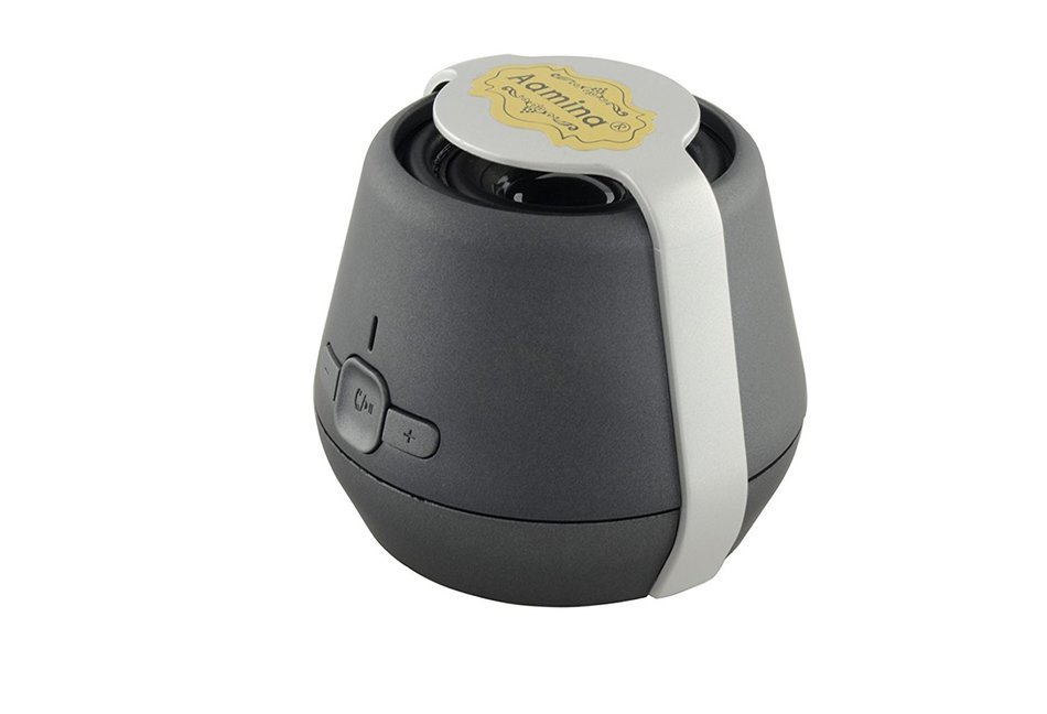 Aamina Wereless Bluetooth Subwoofers Card Small Speaker (Gray)