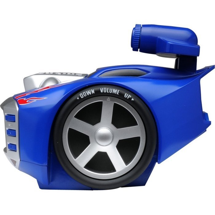 Hot Wheels HW805 Screechin Projection Alarm Clock Radio (Refurbished) N4