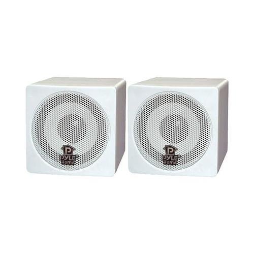 Pyle PylePro PCB3WT Mini Cube Speaker Cable100 W (PMPO) - Video Shielded - White