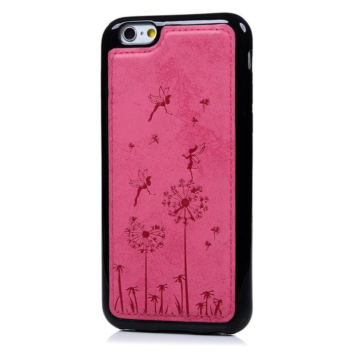 iPhone 6S Case,iPhone 6 Case (4.7") - Slim Fit Shock-Absorption Soft TPU Rubber Gel Bumper Vintage Embossed Dandelions... N36