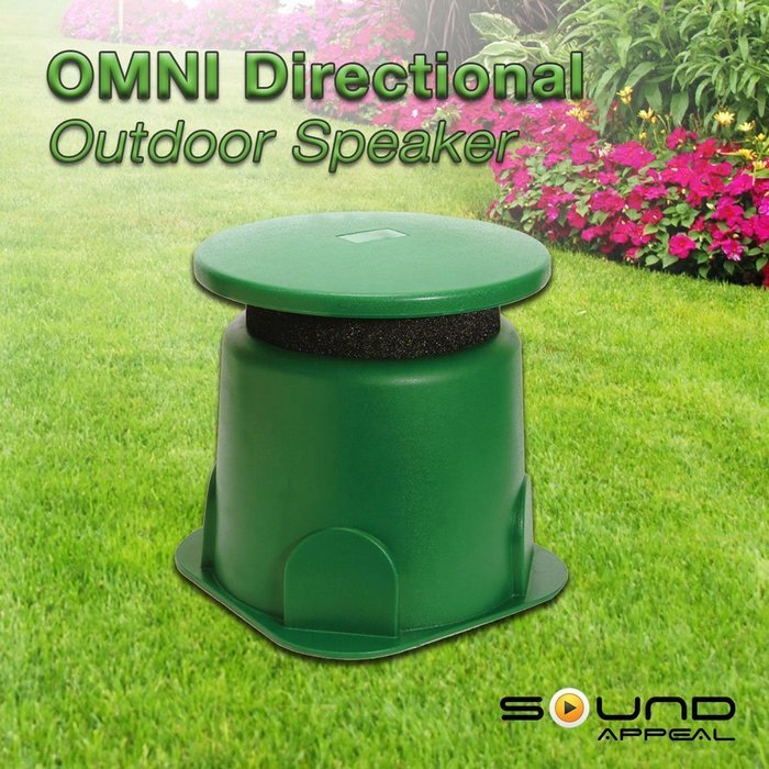 Omni 360 degree Outdoor 8.0 speaker (GREEN) by Sound Appeal (1pc)