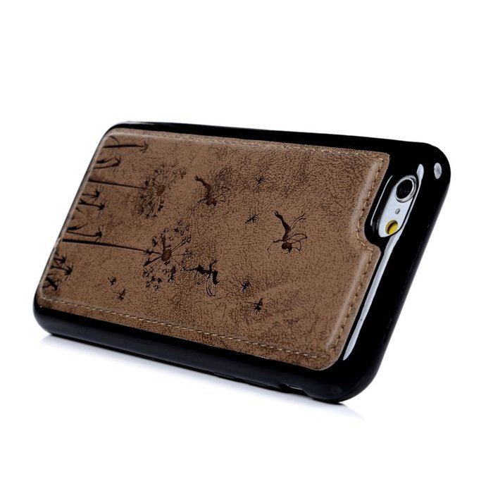 iPhone 6S Case,iPhone 6 Case (4.7") - Slim Fit Shock-Absorption Soft TPU Rubber Gel Bumper Vintage Embossed Dandelions... N39