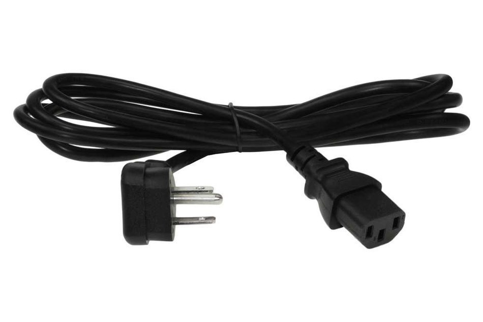 SF Cable, US Universal Wall Side Right Angle Power Cord, IEC320 C13 to NEMA 5-15P (6 Feet) N5