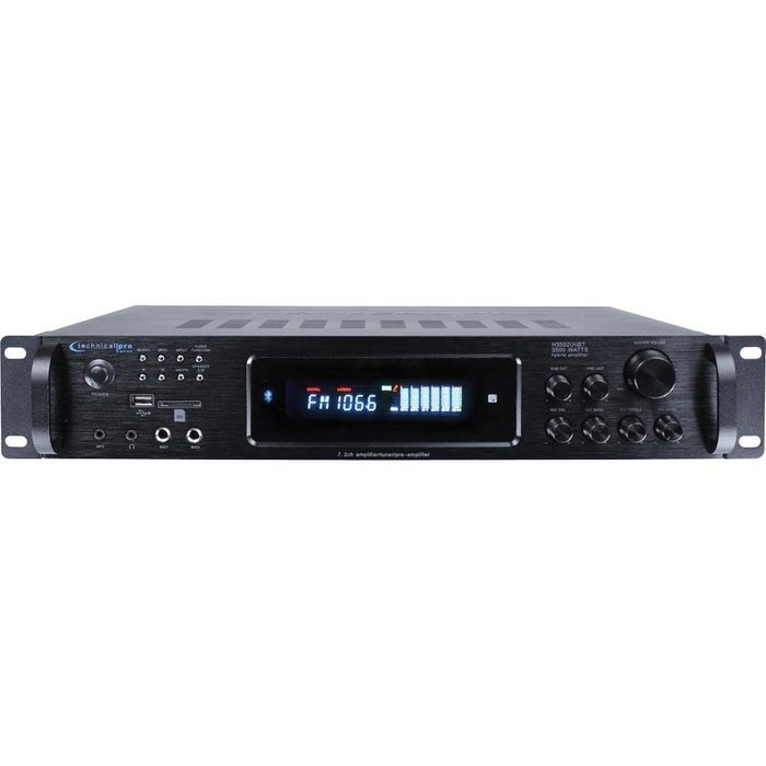 Technical Pro HB3502URIBT Digital Hybrid Amplifier with AM/FM Tuner ...