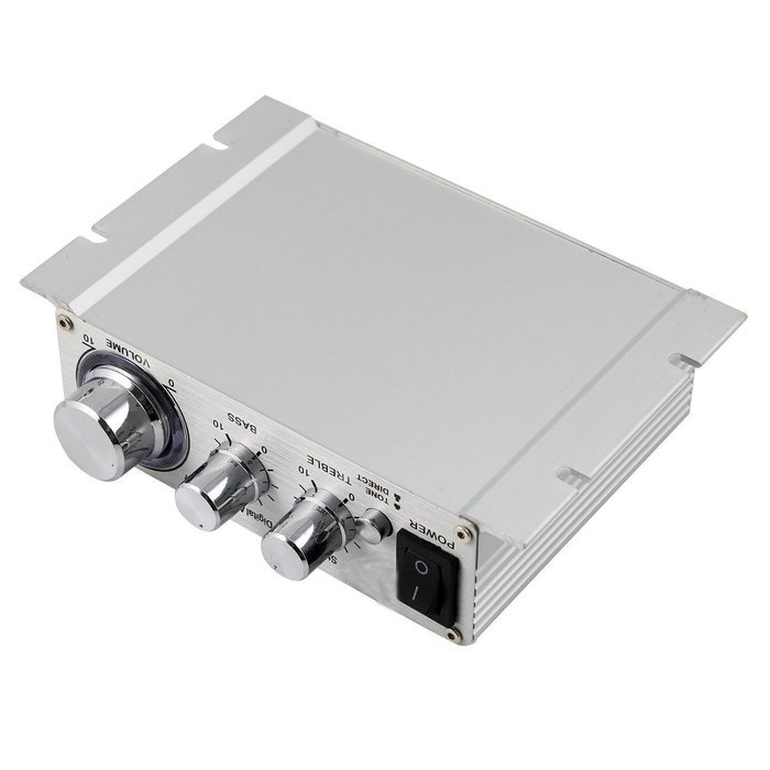 2Ch Digital Power Amplifier, Mowon Tripath Class T HIFI Steoro Audio Mini Amplifier 20x2W AMP with 3A Power Supply... N19