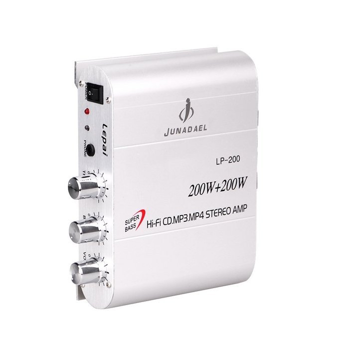 2Ch Digital Power Amplifier, Mowon Tripath Class T HIFI Steoro Audio Mini Amplifier 20x2W AMP with 3A Power Supply... N25