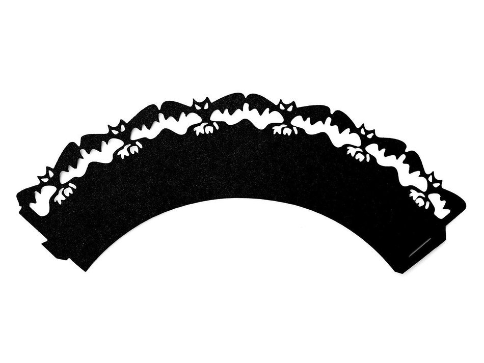50PCS Spider Cupcake Wrappers, KAZIPA Lace Halloween Cupcake Wraps Laser Cut Baking Paper Cup Standard Muffin... N7