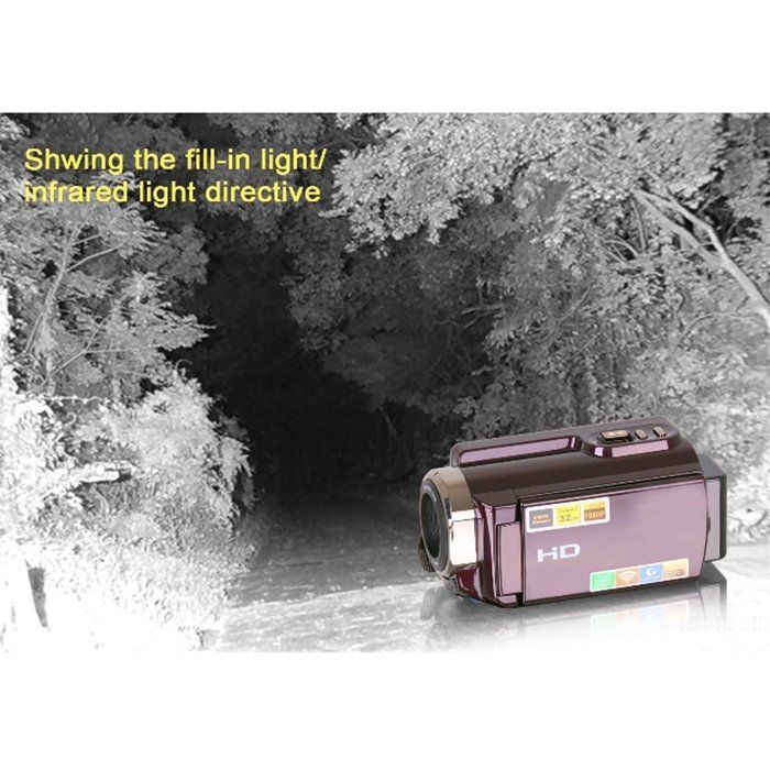 YBLUESKY FHD 1080P Camcorders WIFI Connection 60FPS Dual SD Slot Night Vision 20MP 16X Digital Zoom 3 Inch Touch... N8