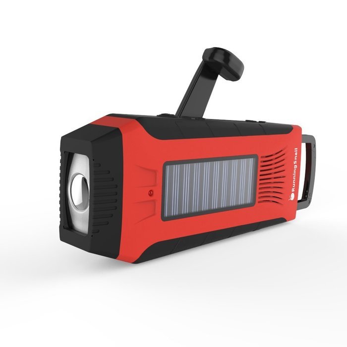 RunningSnail Solar Weather AM/FM//NOAA Emergency Digital Radio with LED Flashlight, 2000MAh Power Bank & SOS Alarm N3