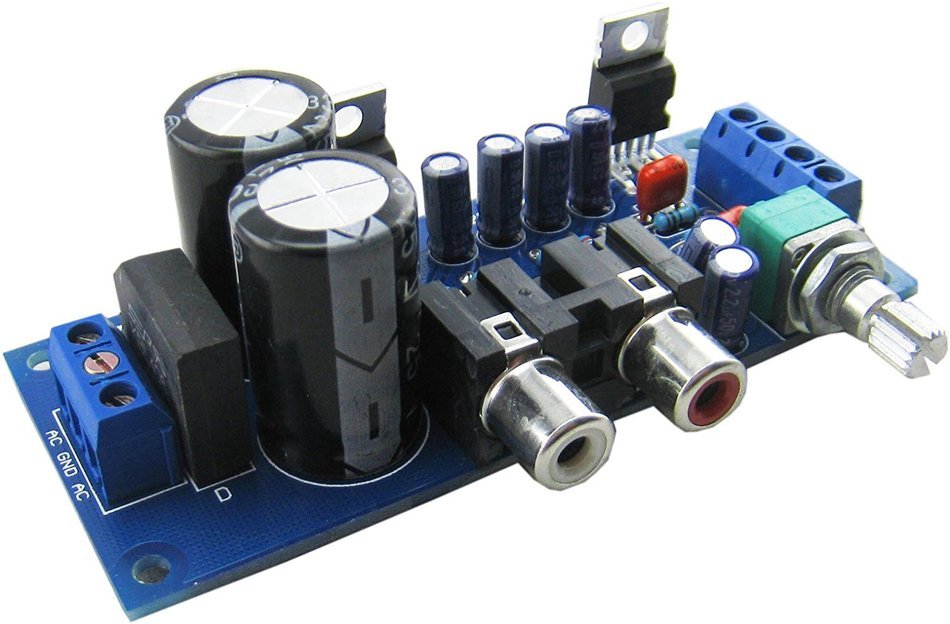 Yeeco 2-channel dual AC 9-12V TDA2030A digital amplifier board OCL18Wx2 Digital audio Stereo power amp N4