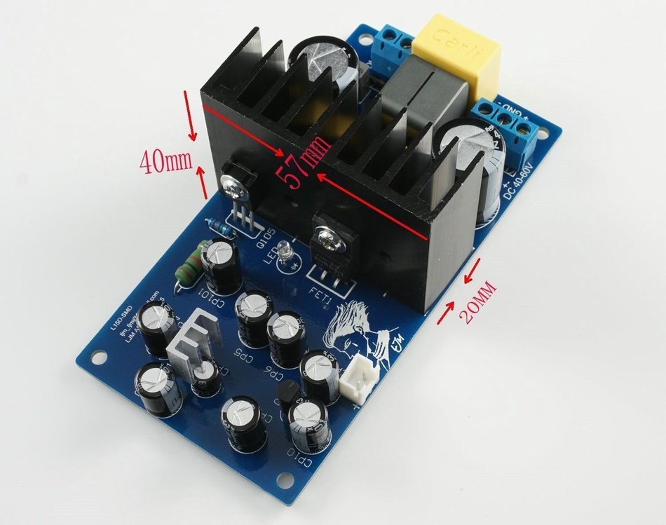 L15DSMD IRS2092S 250W Mono Digital Amplifier Board w/Class D Finished amp Board