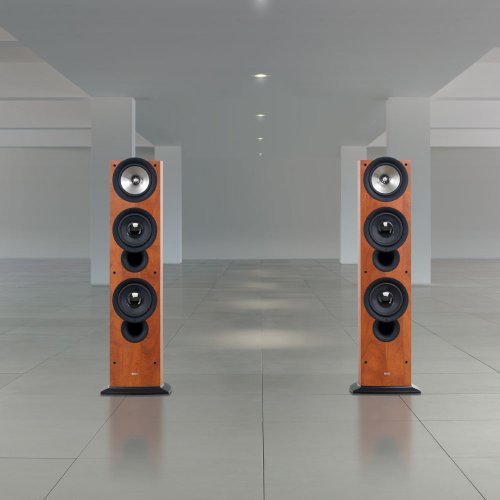 KEF iQ90DA Floor Standing Speaker (Single, Dark Apple)