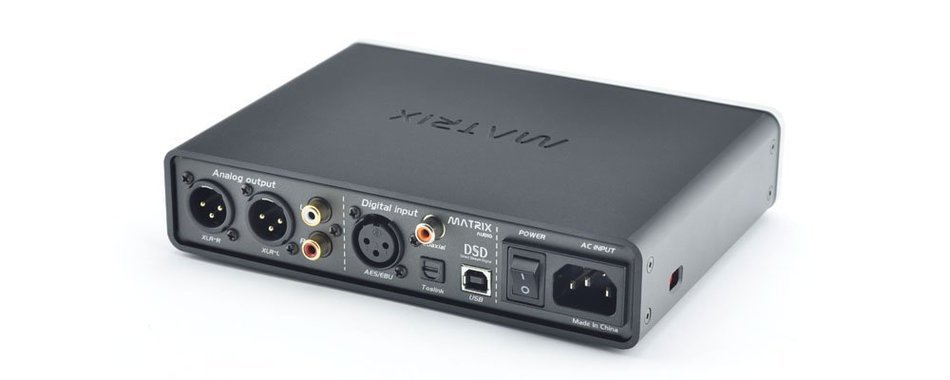MATRIX Mini-i Pro 24bit 384kHz DSD DXD DAC Headphone Amp w/Remote Control Silver N3