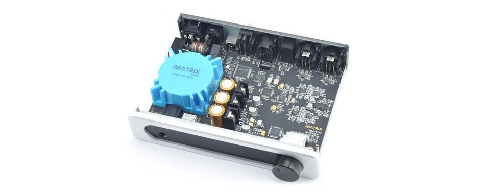 MATRIX Mini-i Pro 24bit 384kHz DSD DXD DAC Headphone Amp w/Remote Control Silver N4